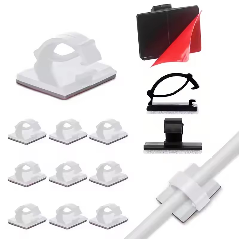 Car Cable Organizer - Abrazadera adhesiva para cables de coche,