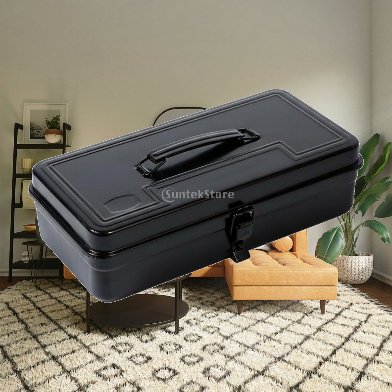 Car Organizer - Caja de Herramientas de Hierro Reforzada,