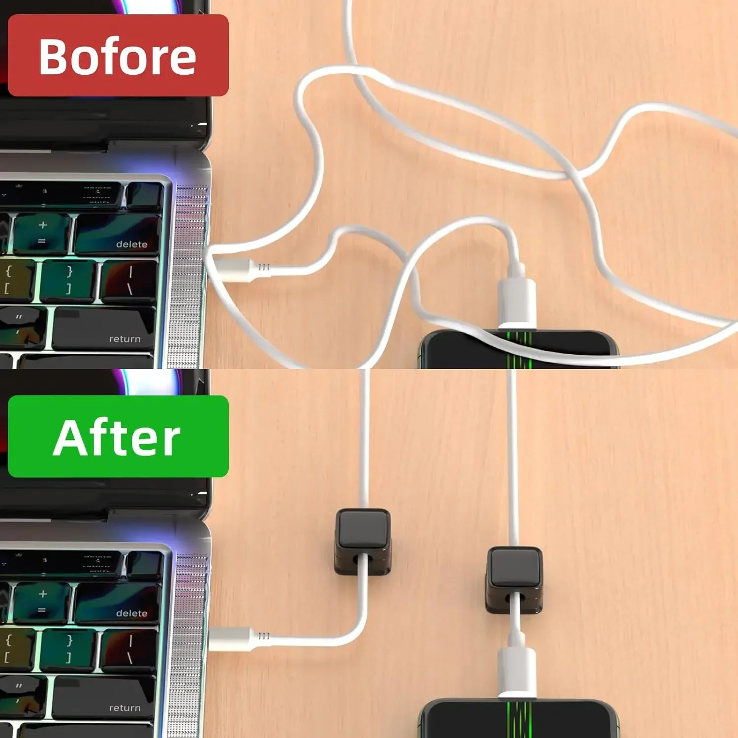 Mini organizador de cables, so - Car Cable Organizer reseña y precio